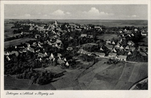 Dettingen kreis - ak,