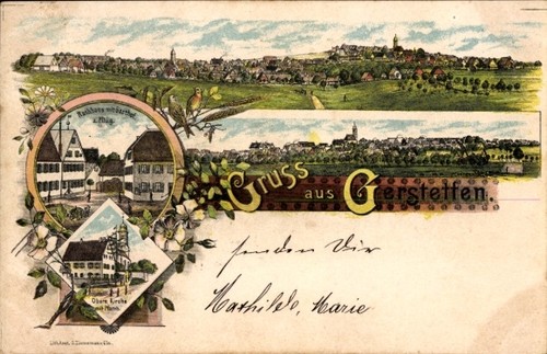 Litho gerstetten auf - gerstetten, der