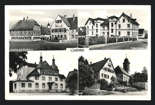 Ansichtskarte gerstetten - ansichtskarte,