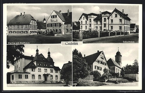 Gerstetten ansichtskarte - gerstetten,,