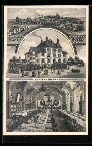 Gerstetten ansichtskarte - gerstetten,,