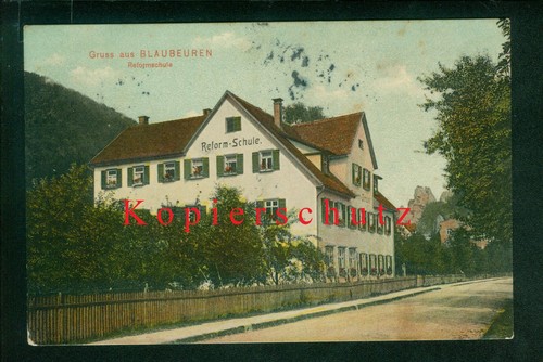 Blaubeuren reformschule - ak, blaubeuren,