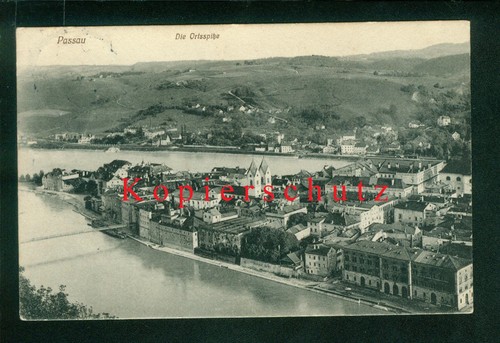 Passau die ortsspitze - ak,