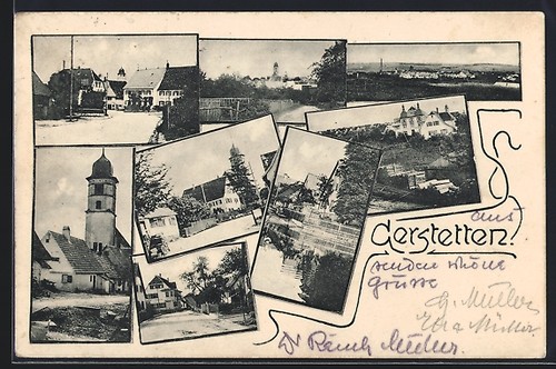 Gerstetten kirche partie - kirche,,